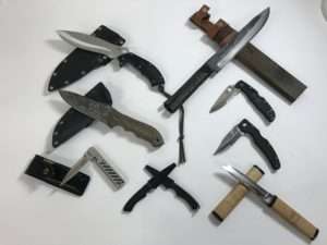 様々なナイフコレクション